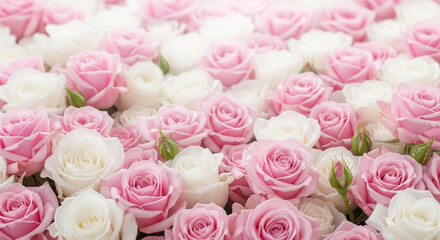 Obraz premium bouquet of pink roses