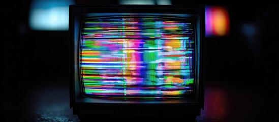 Distorted Vintage Television