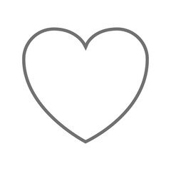 シンプルなハートのベクターイラスト_02