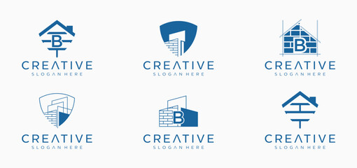 City building Logo Symbol Design, Design Concept, house building, vector building.