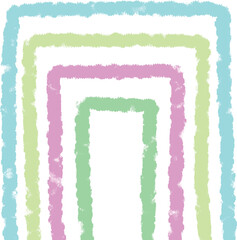 手描きパステルのゲート風背景イラスト　Adobe Illustrator Artwork