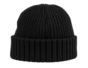 black cap isolated on white background