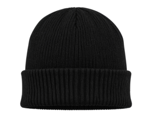 black cap isolated on white background