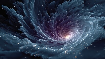 Obraz premium Cosmic Spiral Nebula Vortex