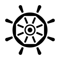 Obraz premium wheel Solid icon