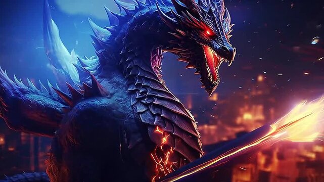 Galaxy Version of fairy fire world ,ai generative