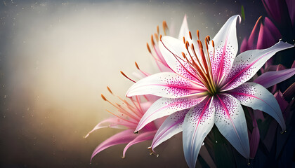 A close-up of vibrant lilies showcasing their delicate petals and intricate details.