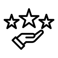 rating Line Icon