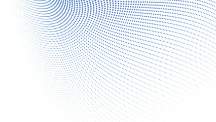 Blue Halftone Abstract Background with Polkadot Pattern for Modern Design and Digital Visuals