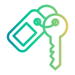 key Line Gradient Icon