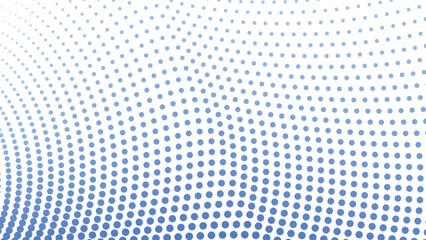 Blue Halftone Abstract Background with Polkadot Pattern for Modern Design and Digital Visuals