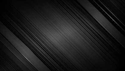 Obraz premium abstract black metal texture background with lines