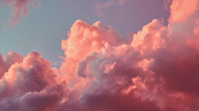 red clouds in the sky - Powered by Adobe