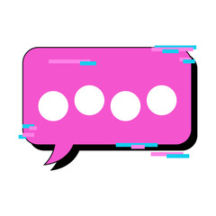 An illustration of a bubble chat.