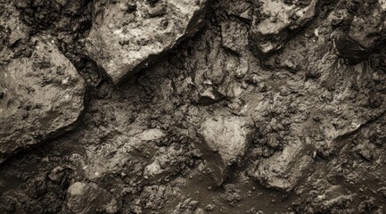 Muddy terrain texture