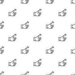 Coin Toss Icon Seamless Pattern M_2302001