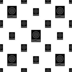 Induction Cooktop Icon Seamless Pattern M_2302002