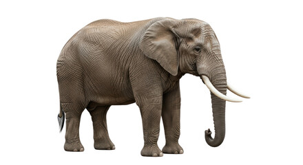 Obraz premium Isolated African Elephant