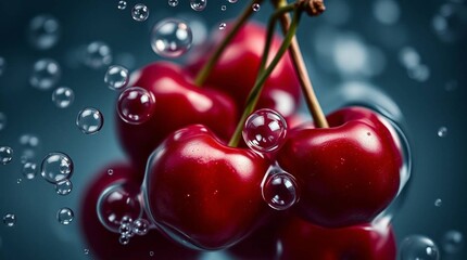 Bubbles on Cherries

