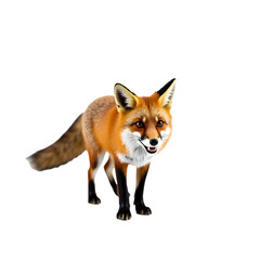 Fototapeta premium Clever Forest Fox Captured in a Resting Pose