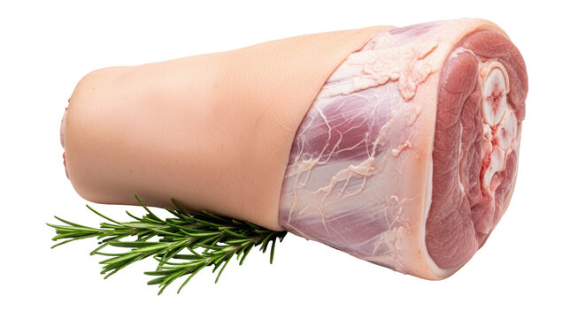 Isolated Pork Knuckle