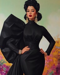 Frau, Mode, Extravagant