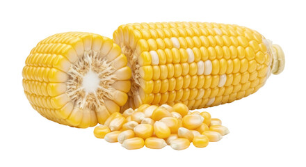 Isolated Corn Cob