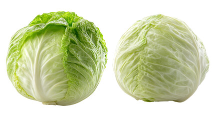 Fototapeta premium Closeup of a freshly cut cabbage, unveiling the intricate layers and vibrant green hues of this nutritious vegetable.