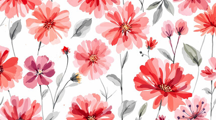 Floral bouquet made of colorful watercolor wildflowers and leaves illustration, isolated, copy space. Floral element for summer wedding stationery and greetings cards © Flower