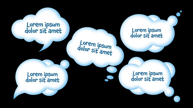 Comic Speech Bubbles