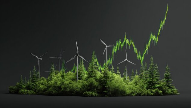 Green energy investment growth