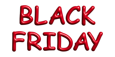 Black friday lettering 3d word Template for marketing ad, print, web, banner, poster, flyer