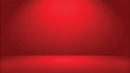 Fototapeta premium Vibrant red silk texture with flowing wave patterns creates a soft, abstract backdrop