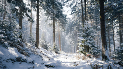 forest in winter