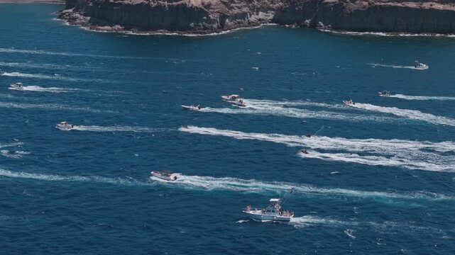 embarcacion virgen del carmen 4k, Canarias. VERANO 