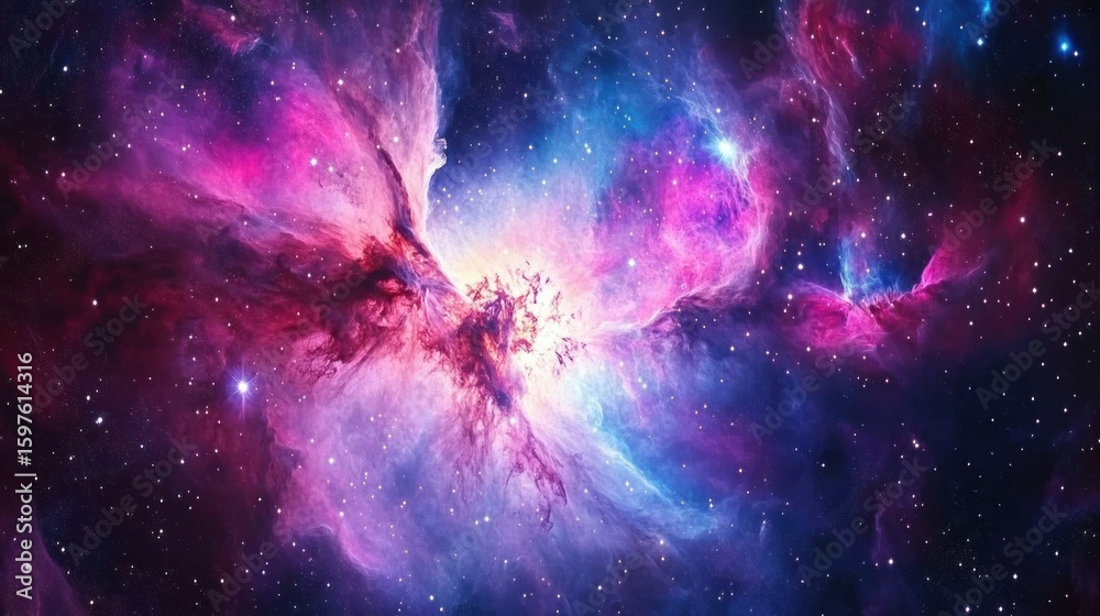 Canvas Prints nebula universe space astronomy.
