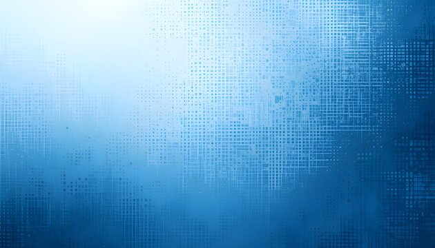 Pixelated Blue Background Pattern PNG &ndash; Abstract Gradient Vector Texture, Modern and Subtle Design Element on Isolated White Transparent Background for Graphic, Web, or Print Projects