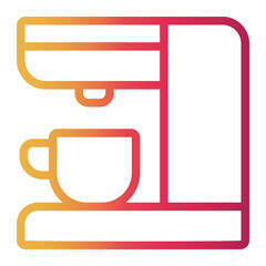 barista Line Gradient Icon