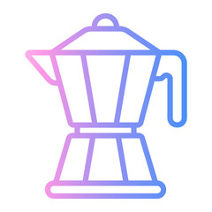 barista Line Gradient Icon