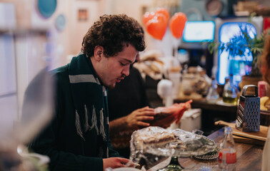 A group of friends gathering at a bar for a casual and relaxing evening.