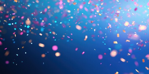 Colorful confetti celebration background party.