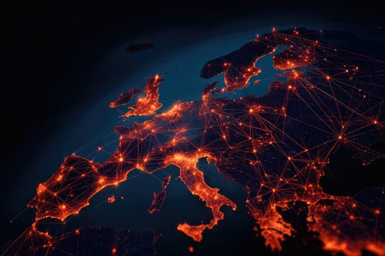 European network map
