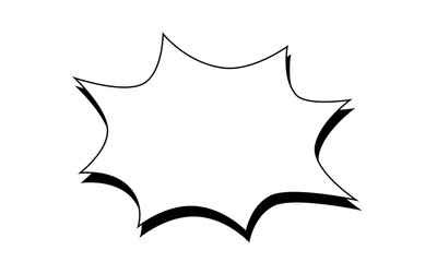 漫画風の吹き出し