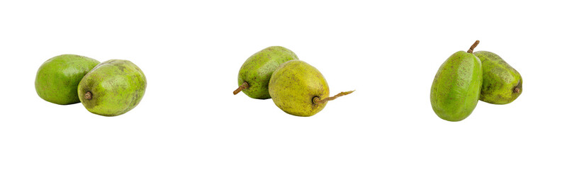 ambarella fruit still life on transparent background