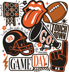 Football Collage svg