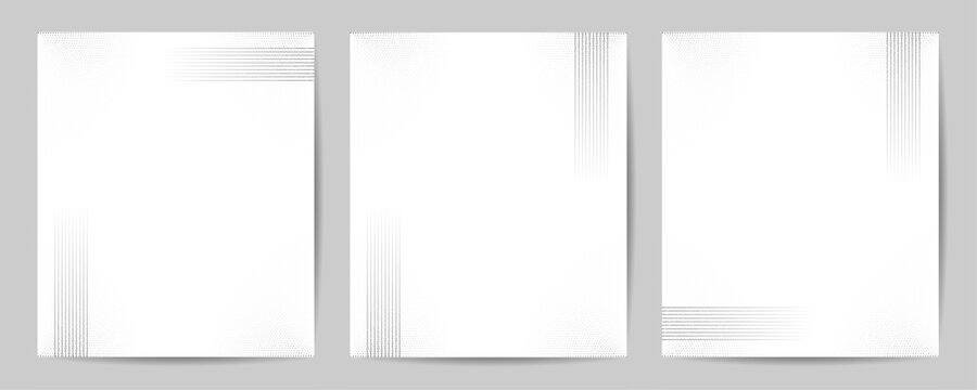 Book cover design set with gradient stroke – Abstract cover background with line stripe – Creative template suit for seminar, farewell, poster, presentation, conference