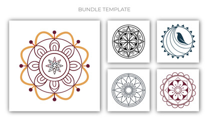 Gradent Mandala Bundle Design
