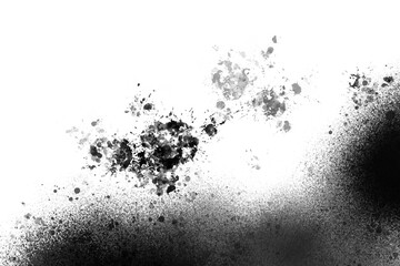 Abstract Black and White Rough Grunge Background – Dirty Texture for Graphic Projects