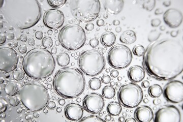Abstract image of circular bubbles