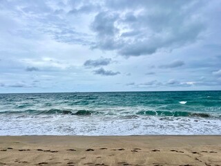 waves on the beach
